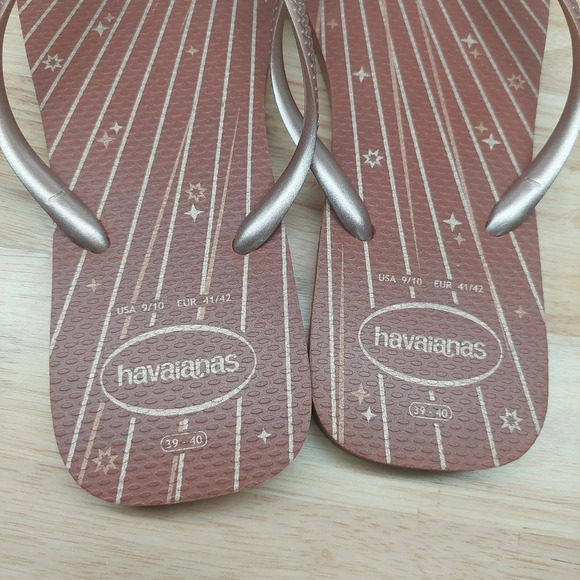 Havaianas Flip flops Sandals Women's Size 9/10 NEW Beach resort vacation… - Picture 5 of 6